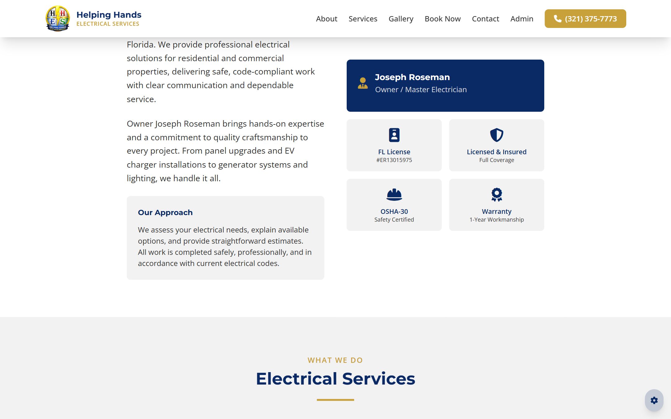 Helping Hands Electrical — more