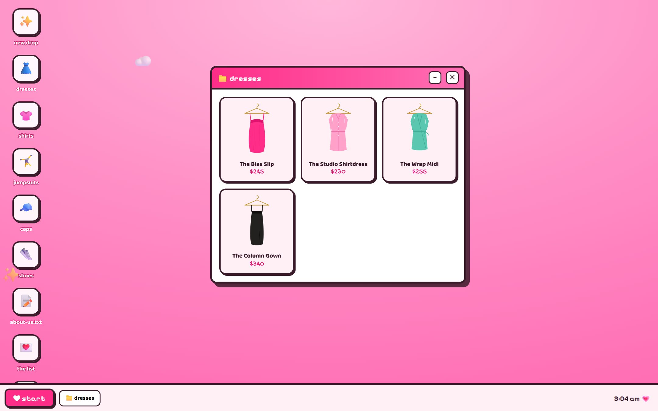 The OS screenshot